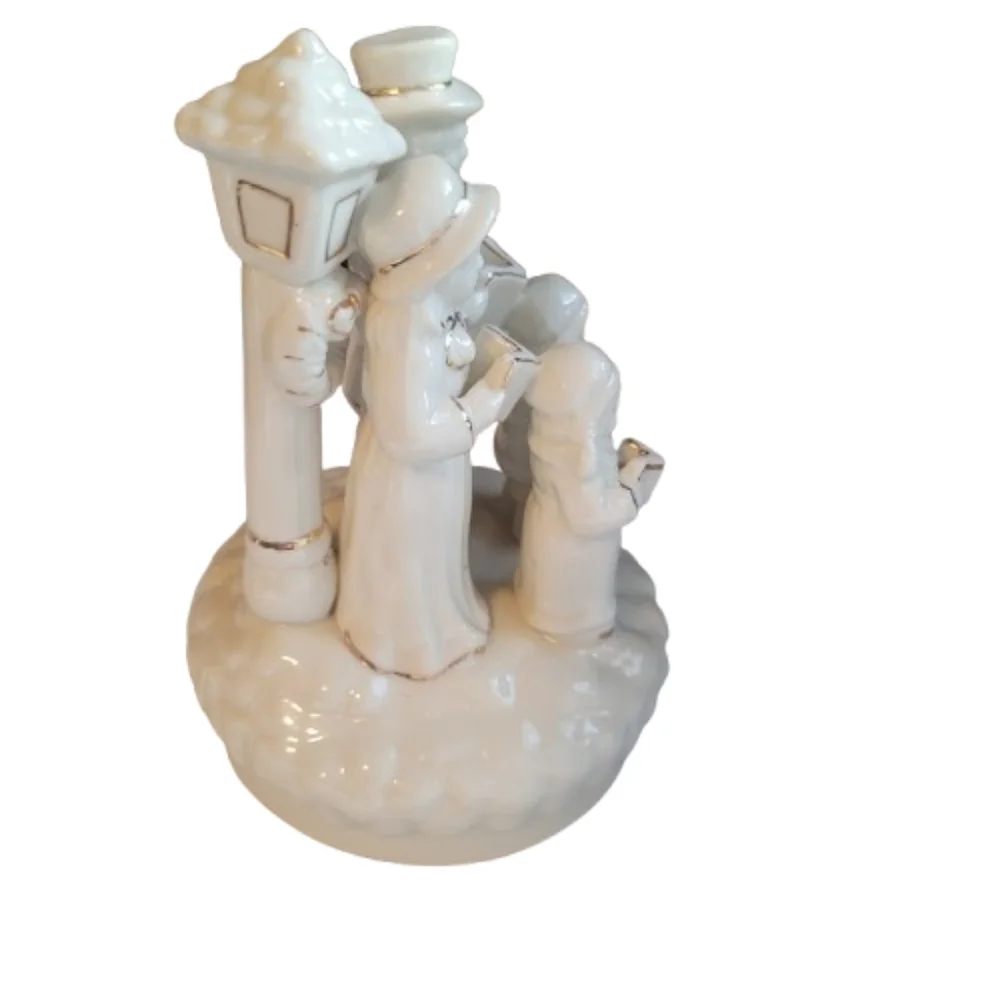 Crown Accents Musical Carolers Rotating Figurine 